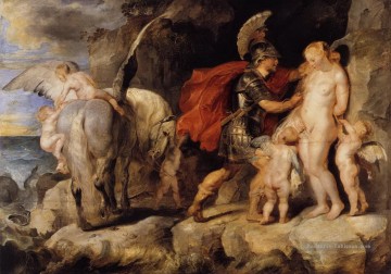 perseus libérant andromeda Peter Paul Rubens Nu Peinture à l'huile